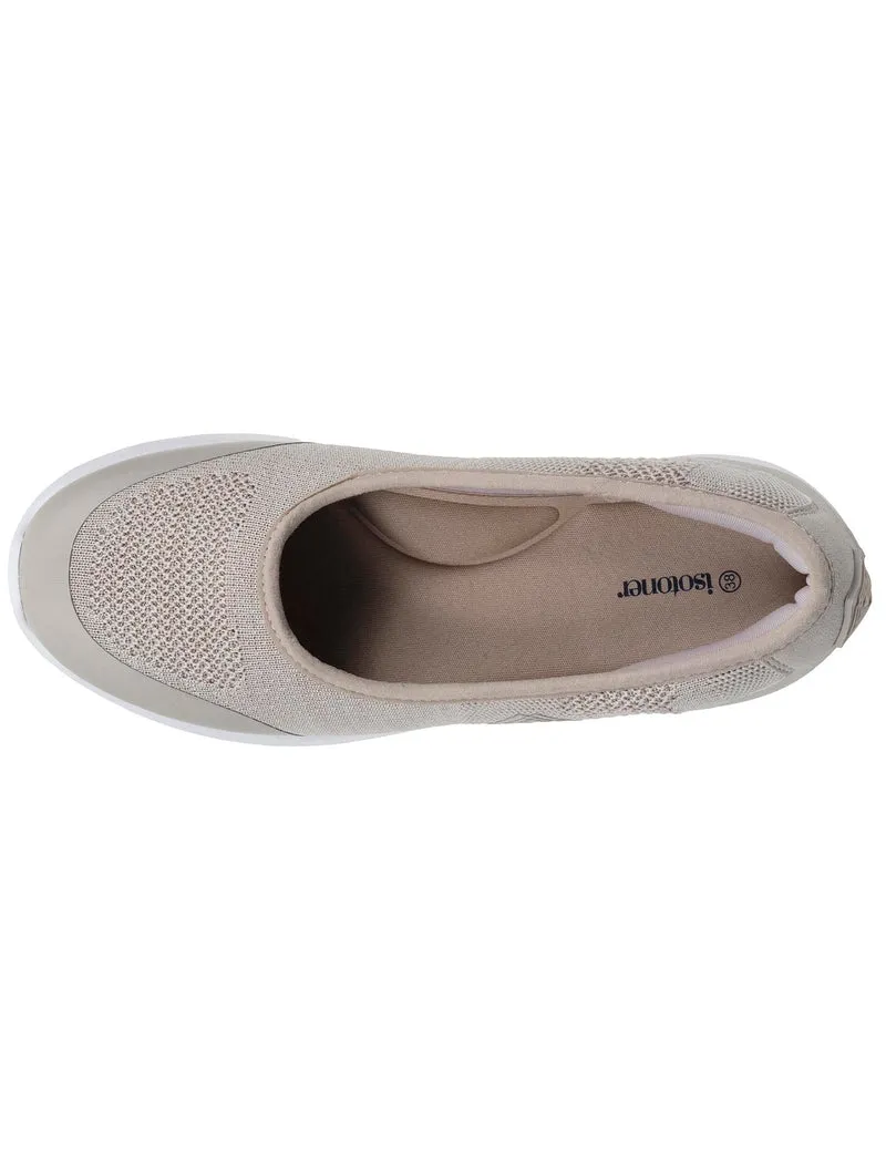Ballerines Femme slip-on Beige chiné