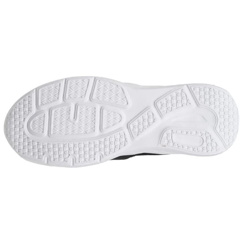 Baskets slippers Femme élastique Noir