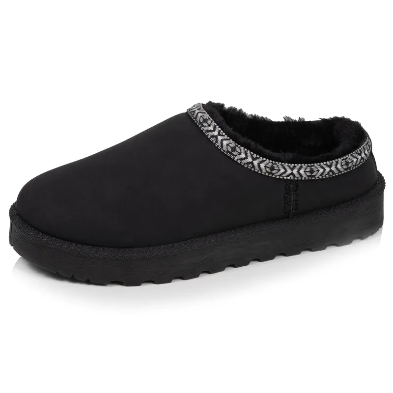 Sabots Cozy Femme fourrés Noir