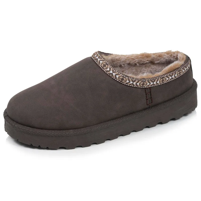 Sabots Cozy Femme fourrés Marron