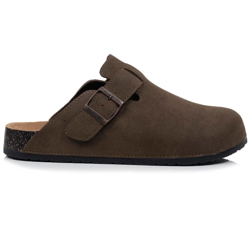 Mules Sabots Homme Olive