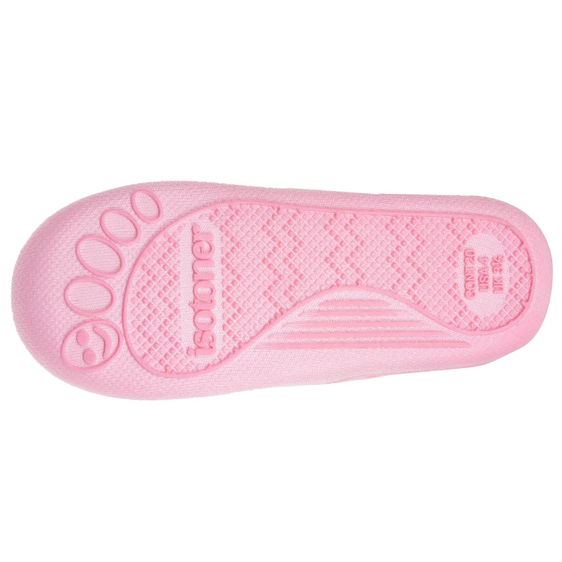 Chaussons Bottillons scratch Bébé Velours Rose