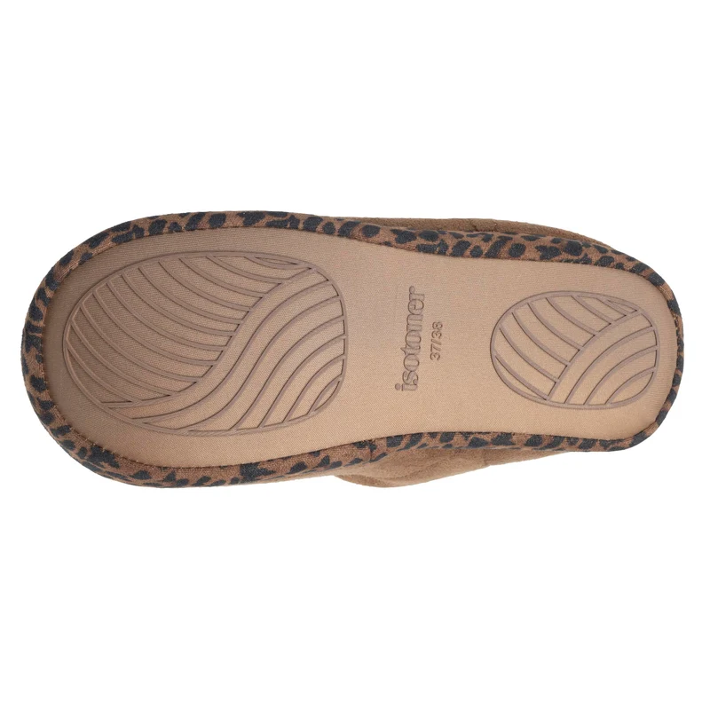 Chaussons Bottillons Femme suédine léopard