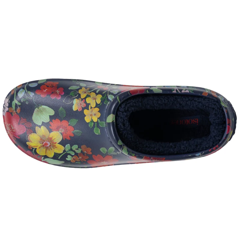 Sabots de jardin Femme fourrés Fleurs