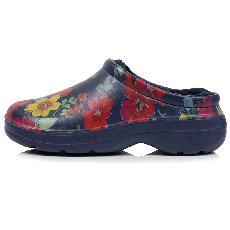 Sabots de jardin Femme fourrés Fleurs