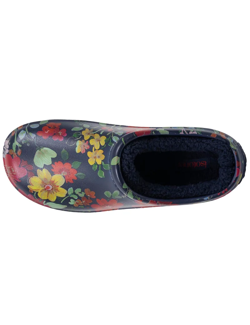 Sabots de jardin Femme fourrés Fleurs