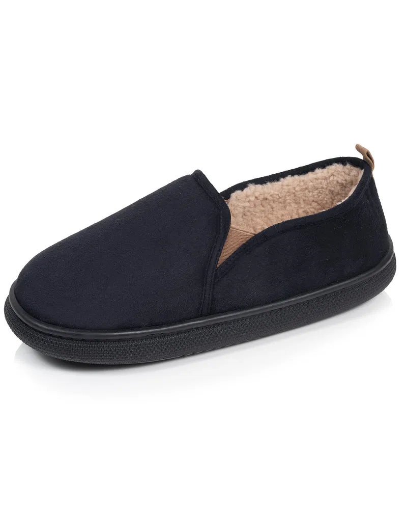 Chaussons Slippers Homme Noir