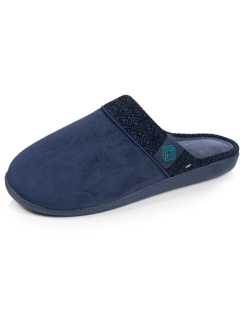 Chaussons Mules Homme Marine Vert