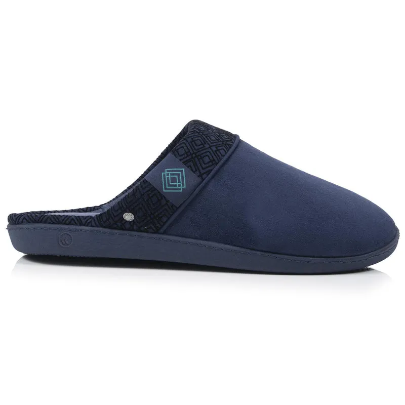 Chaussons Mules Homme Marine Vert