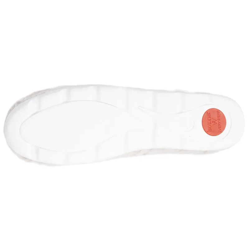 Chaussons Charentaises Femme Ivoire doux