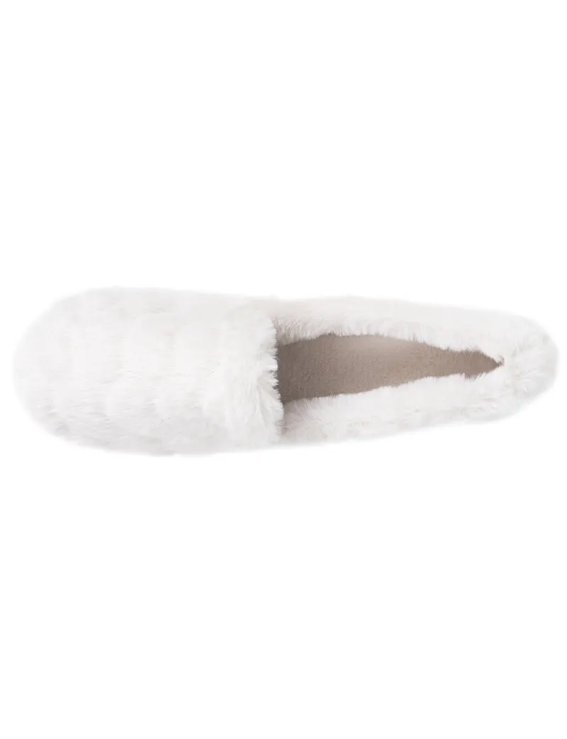 Chaussons Charentaises Femme Ivoire doux