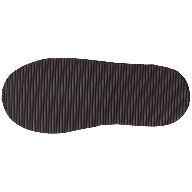 Chaussons Mules Homme Cuir Chocolat