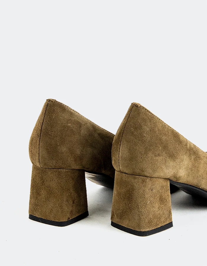 Sephina Khaki Suede