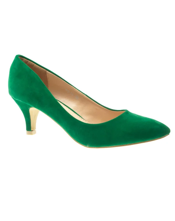 Chaussures femme Style Shoes: Escarpins vert