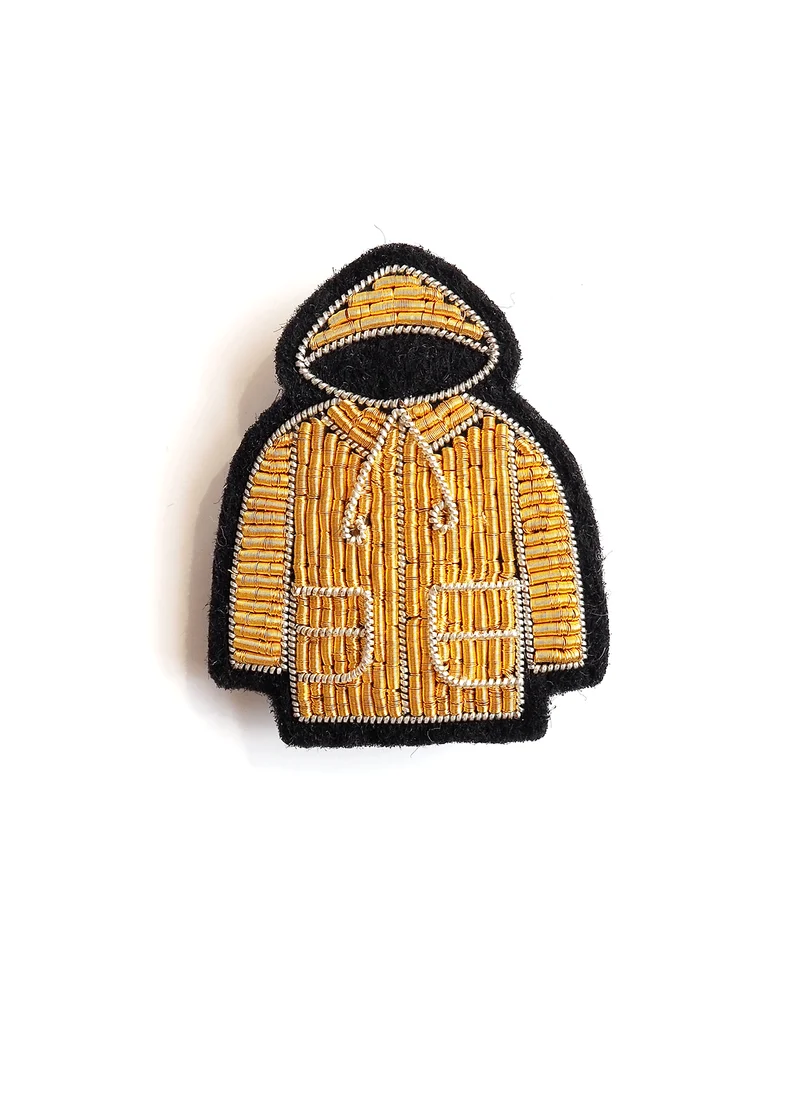 Broche brodée Ciré - SAINT JAMES x Macon & Lesquoy (OR)