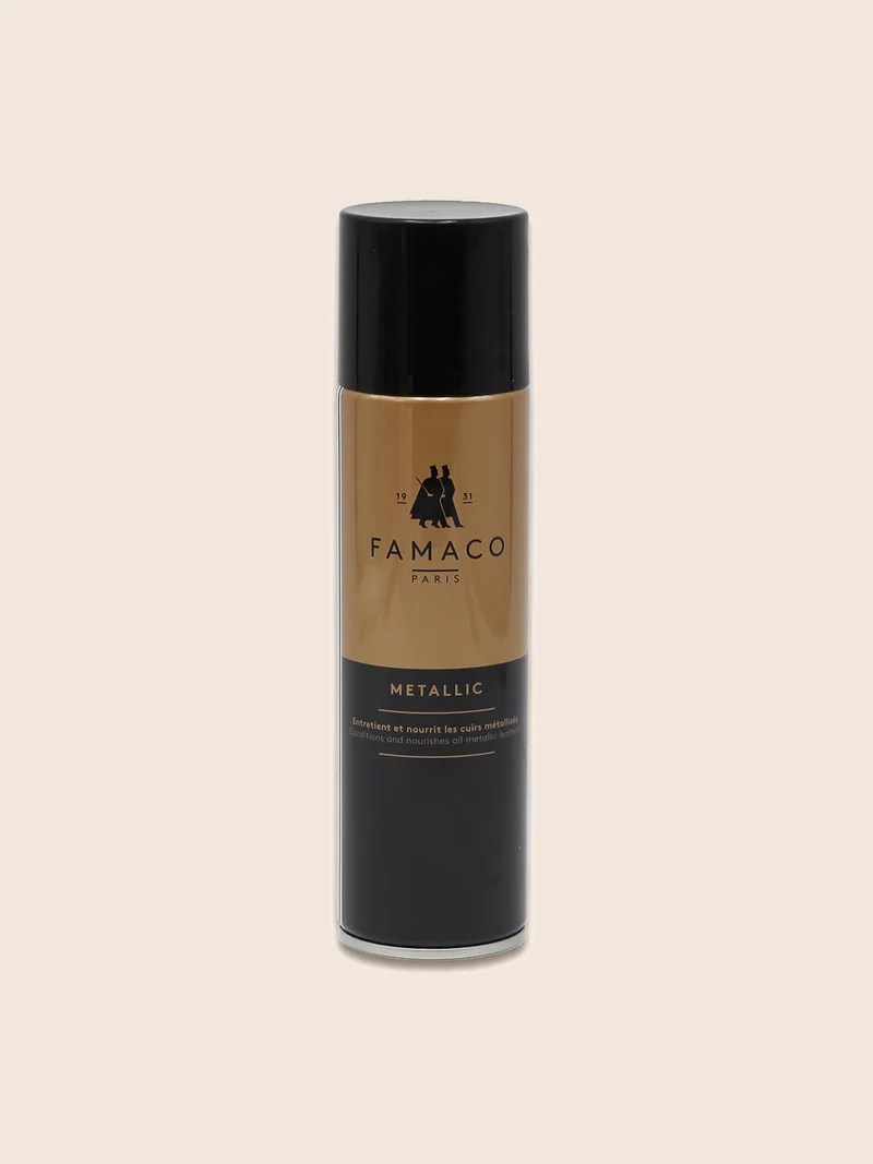Spray pour cuir métallisé