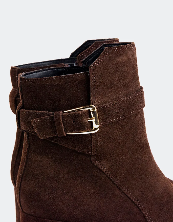 Caroline Brown Suede