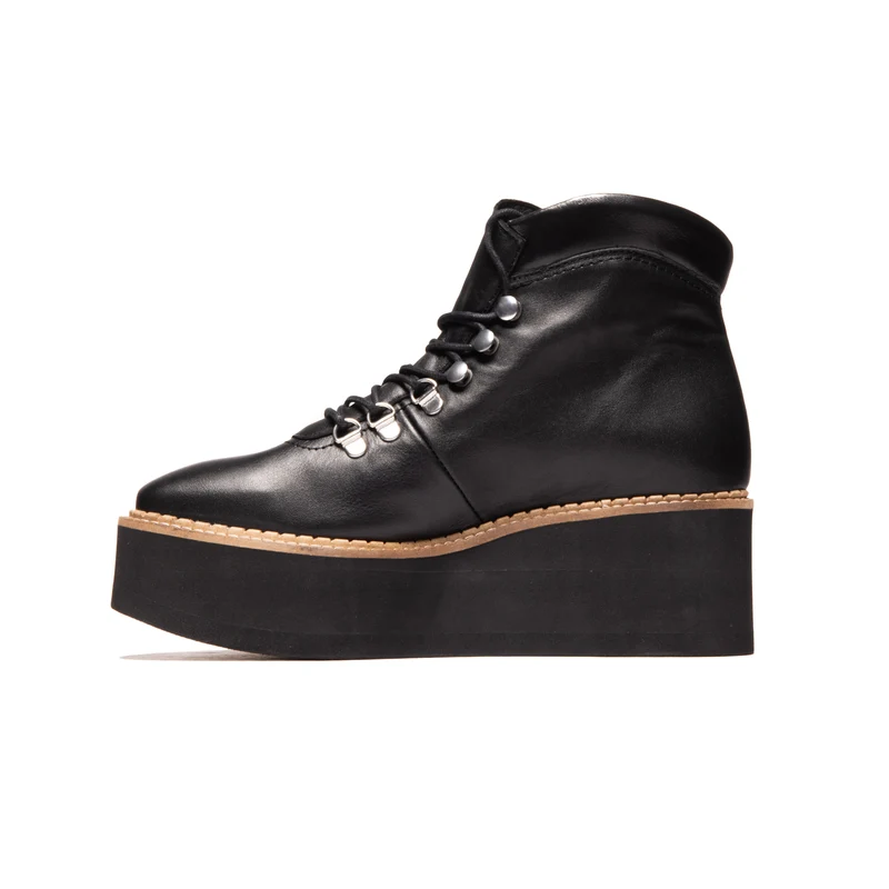 Delfina Black Leather