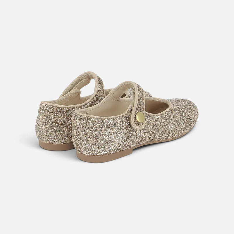 DAISY BABY - GLITTER - PLATINE
