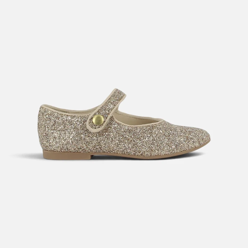 DAISY BABY - GLITTER - PLATINE