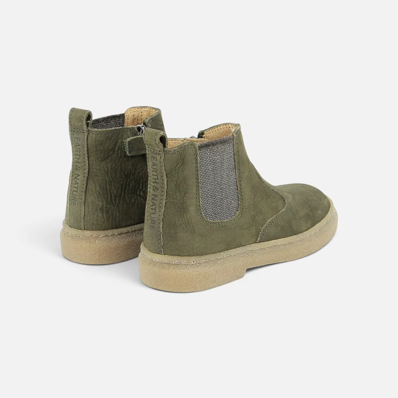 TRIX JOD ZIP - NUBUCK GRAINE - KAKI