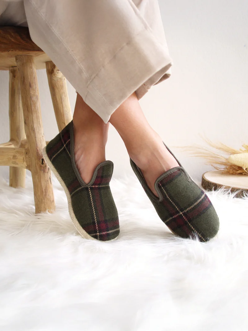 Charentaises tradition kaki