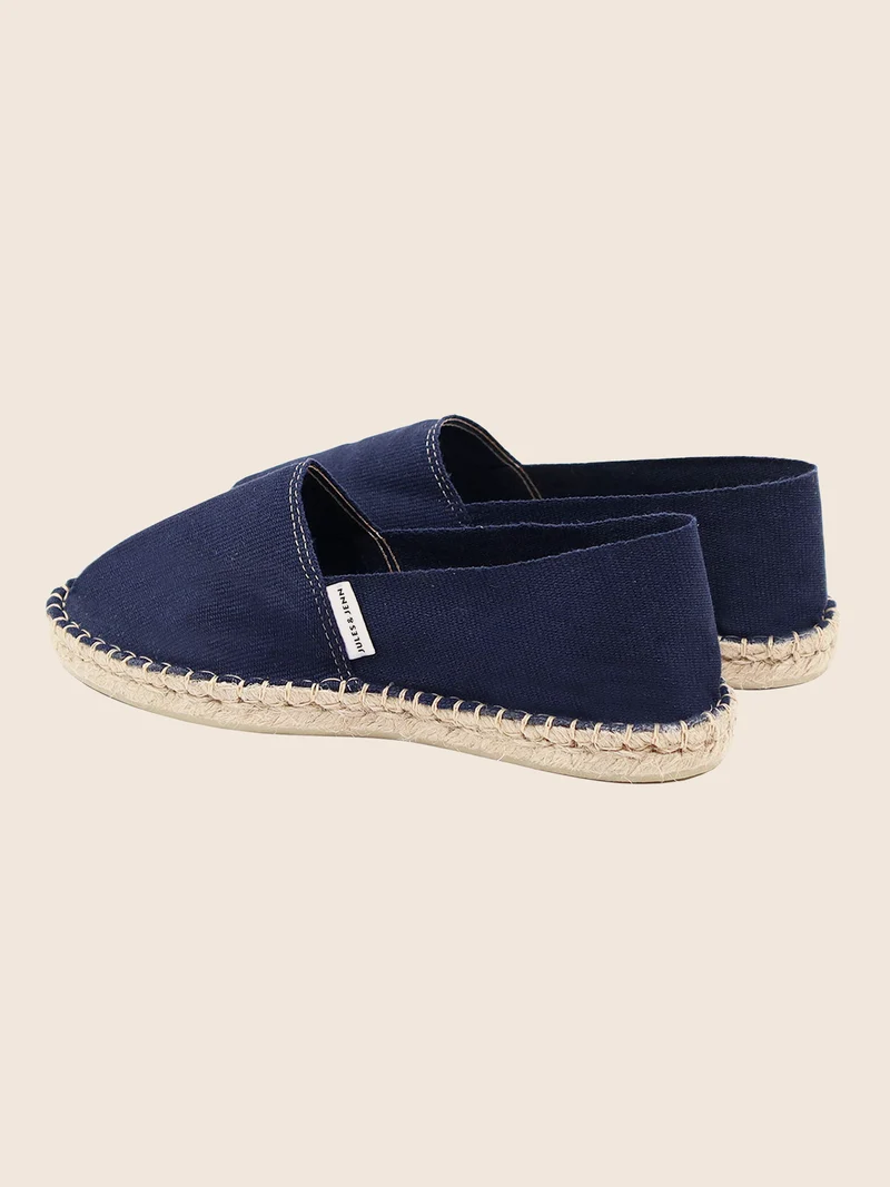 Espadrilles toile coton bleu