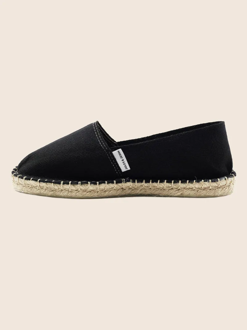 Espadrilles toile coton noir