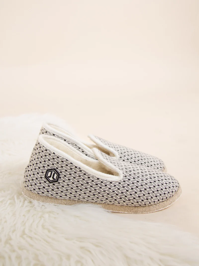 Charentaises tradition blanc noir