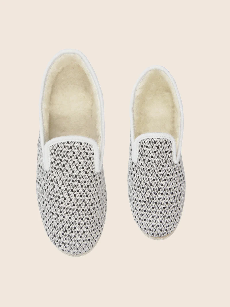 Charentaises tradition blanc noir