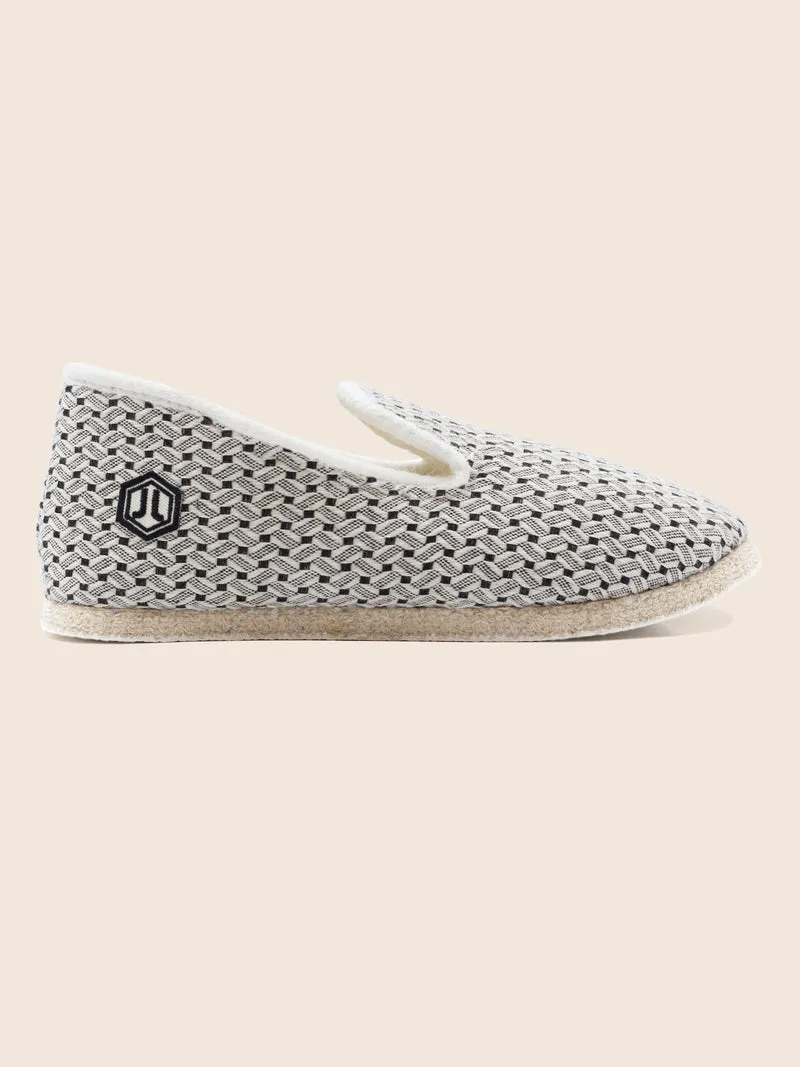 Charentaises tradition blanc noir