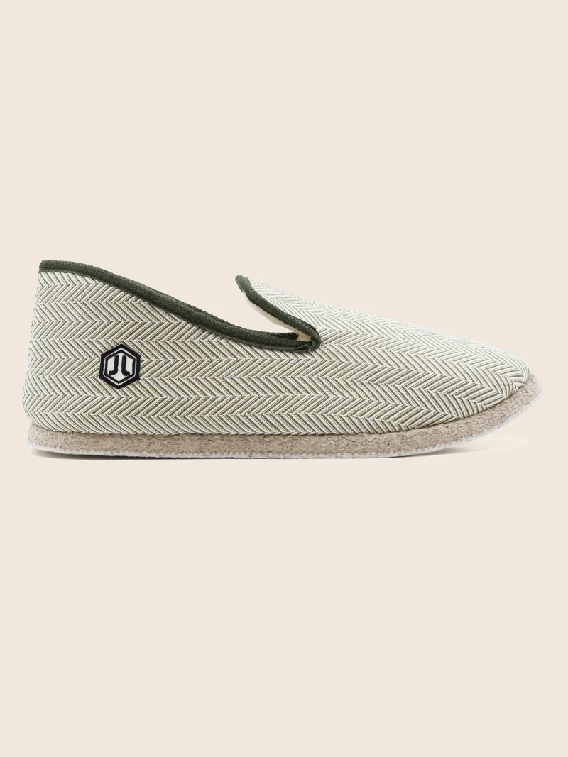 Charentaises tradition blanc kaki