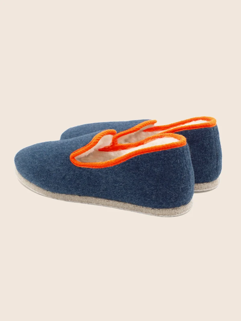 Charentaises tradition bleu denim