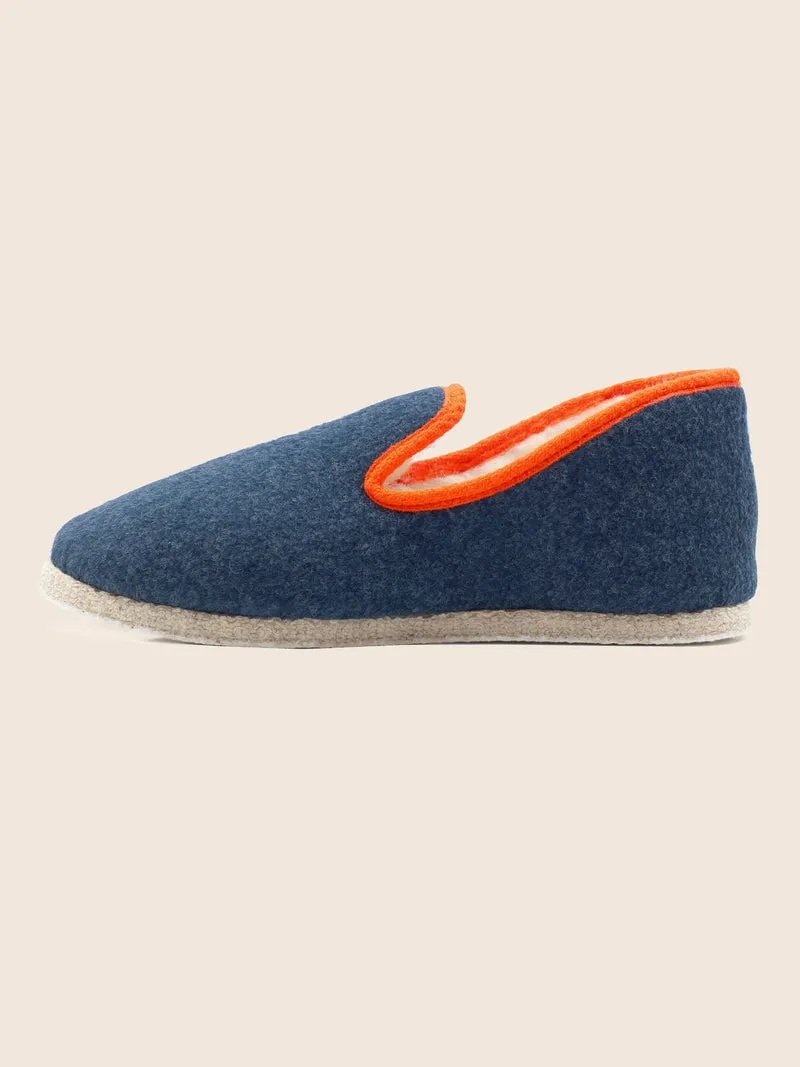 Charentaises tradition bleu denim