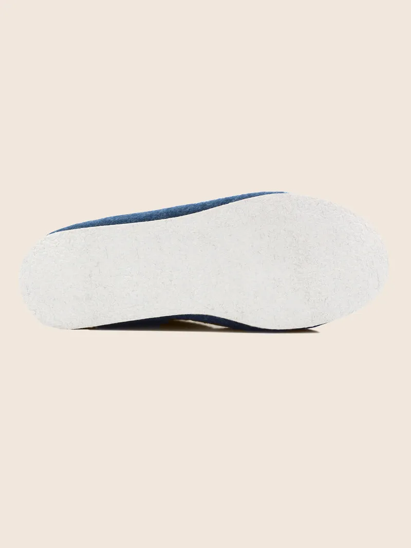 Charentaises tradition bleu denim