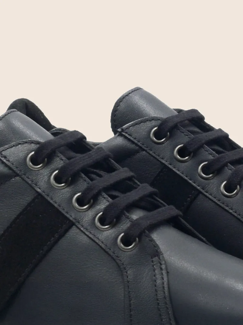 Lacets plats coton noir