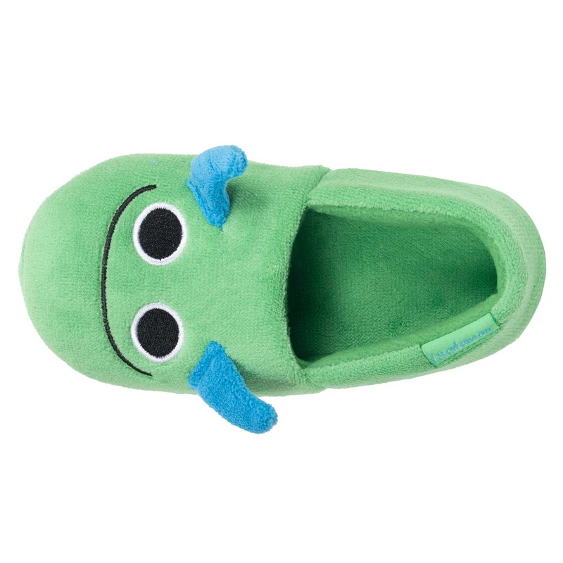 Chaussons Slippers Enfant micro-éponge Vert