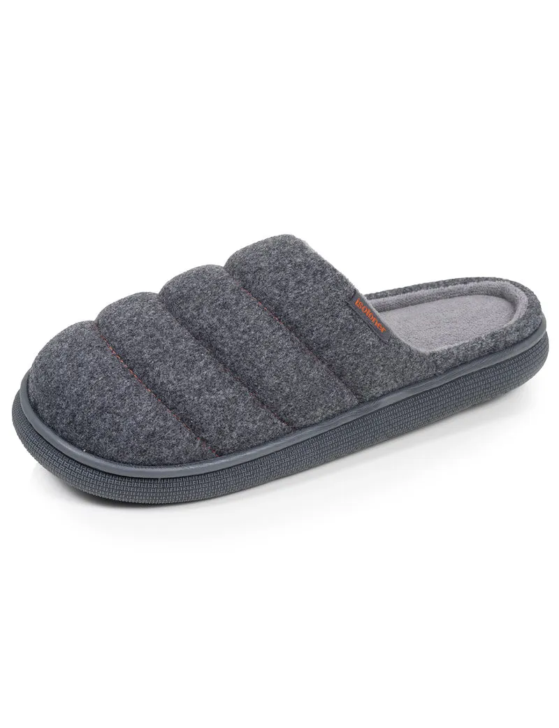 Chaussons Mules Homme BLOUP Chiné Gris