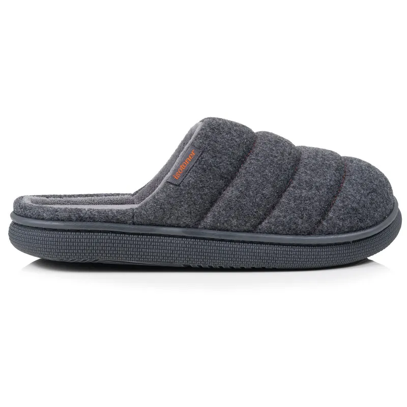 Chaussons Mules Homme BLOUP Chiné Gris