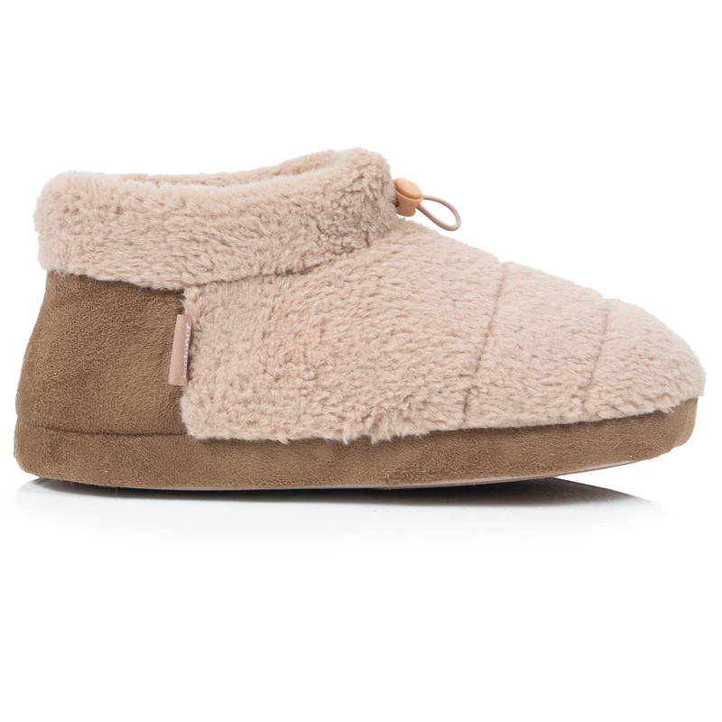 Chaussons Bottillons Homme sherpa Camel