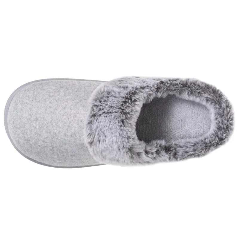 Chaussons Mules Femme BLOUP Gris Chiné