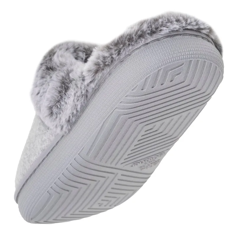 Chaussons Mules Femme BLOUP Gris Chiné