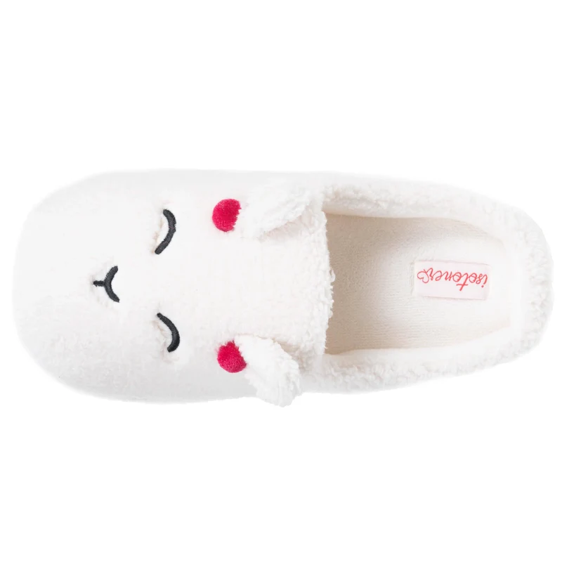 Chaussons Mules Femme sherpa lama Ivoire