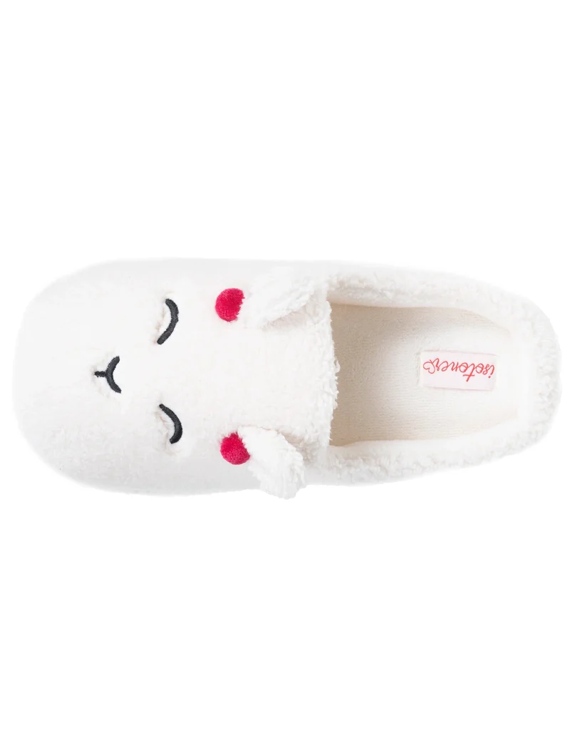 Chaussons Mules Femme sherpa lama Ivoire