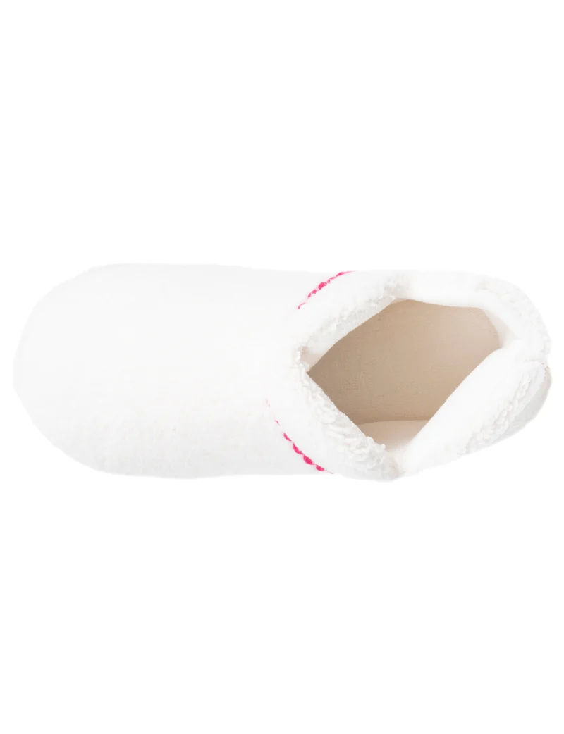 Chaussons Bottillons Femme sherpa lama Ivoire