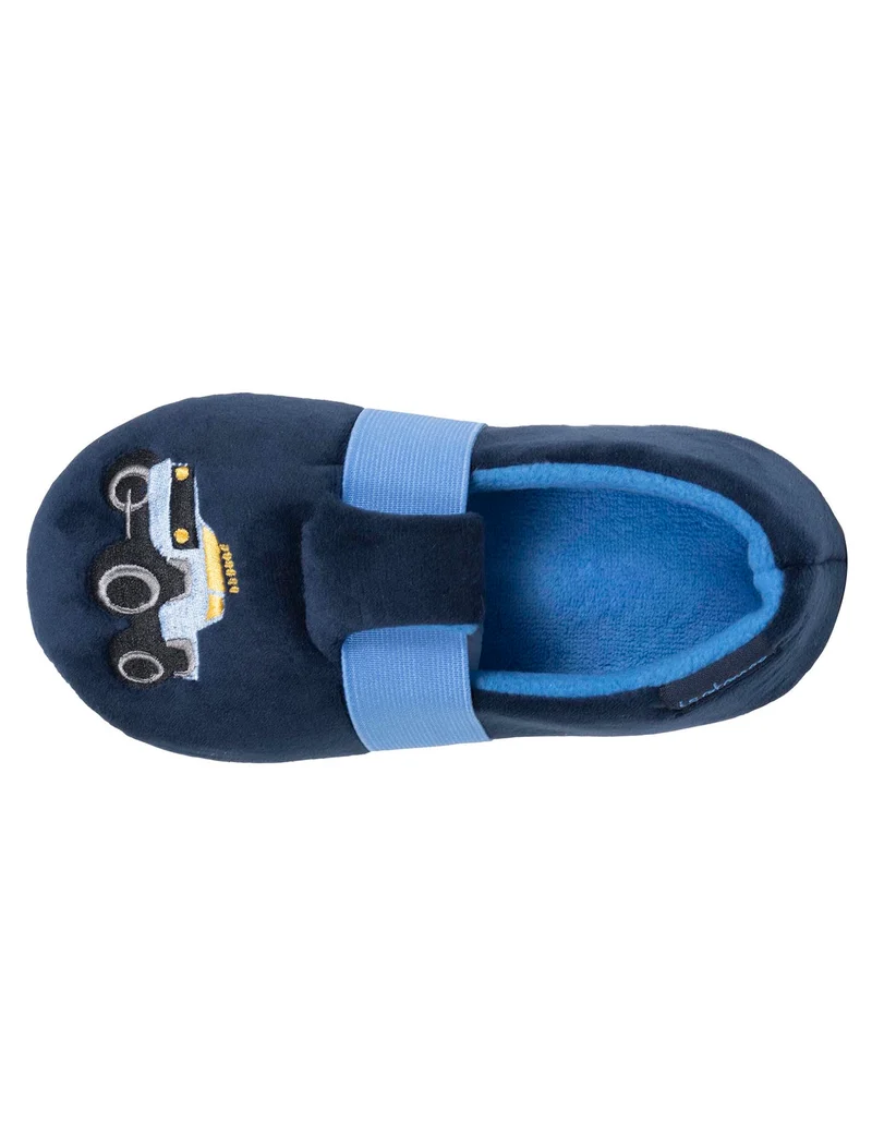 Chaussons Slippers Enfant microvelours Marine