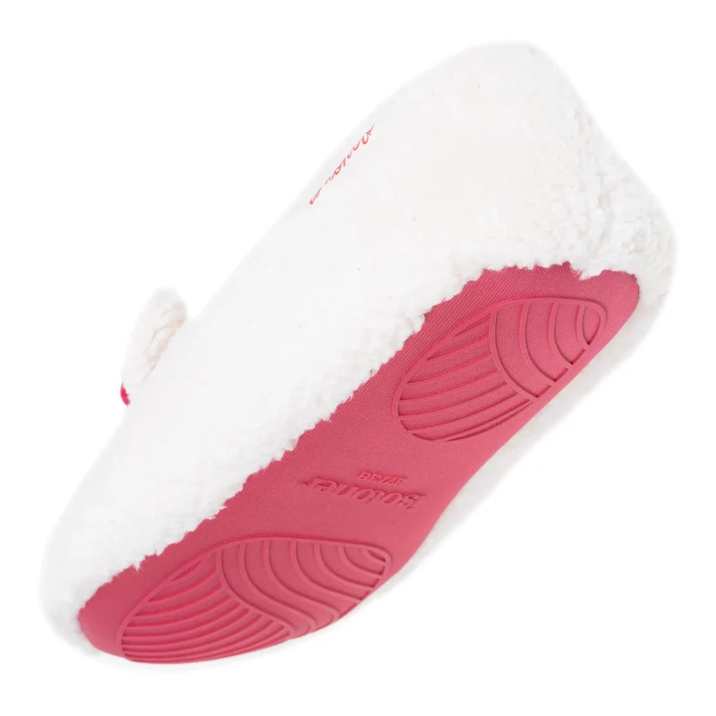Chaussons Slippers Femme sherpa lama Ivoire