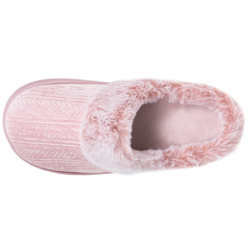 Chaussons Mules Femme BLOUP maille Blush