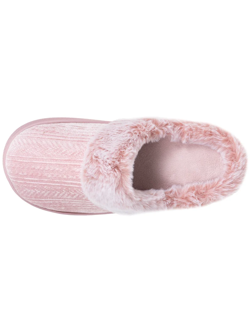 Chaussons Mules Femme BLOUP maille Blush