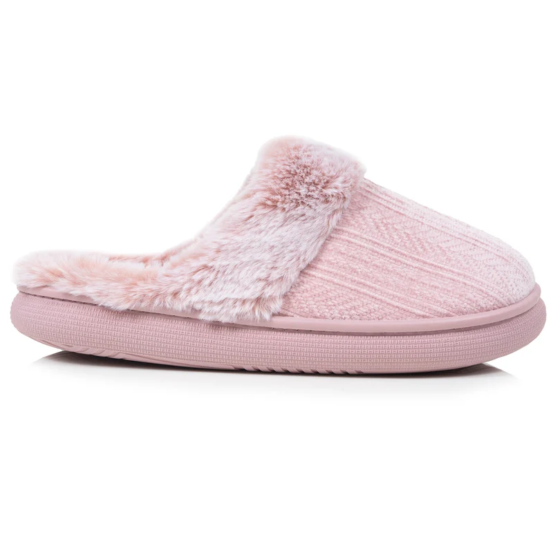 Chaussons Mules Femme BLOUP maille Blush